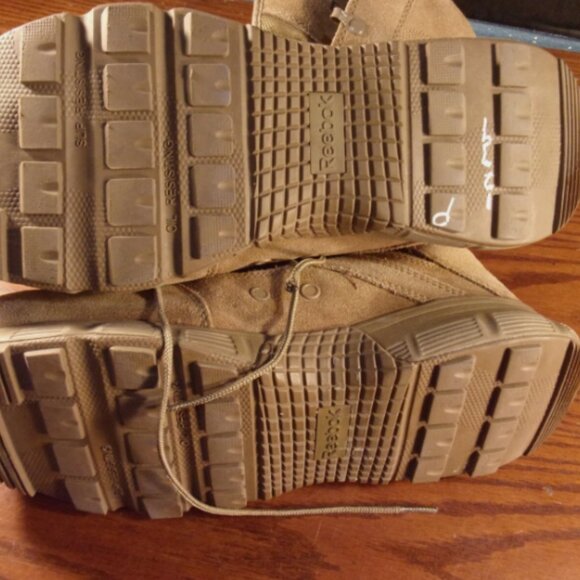 REEBOK SIZE 11.5M RB 8822 TAN DESERT MILITARY COMBAT BOOTS SI 708 - Picture 9 of 11